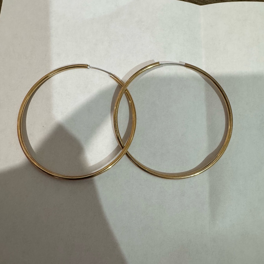 Elegant Gold Hoop Earrings